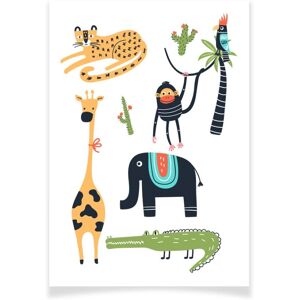Mondial Tissus - Animal Safari - A6 - Tatouage textile - transfert textile Mondial Tissus - Animal Safari - A6 - Tatouage textile - transfert textile