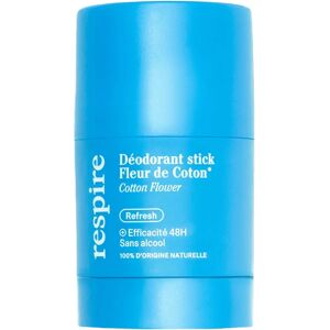 Respire Baumwollblumen-Deodorantstick - 48 Stunden Wirksamkeit - 50g Respire Baumwollblumen-Deodorantstick - 48 Stunden Wirksamkeit - 50g