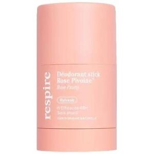 Respire Déodorant Stick Rose Pivoine Bio 50 g - Publicité Respire Déodorant Stick Rose Pivoine Bio 50 g - Publicité