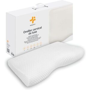 Oreiller ergonomique en mousse à mémoire INPHYSIO - Housses bambou et coton velours - Publicité Oreiller ergonomique en mousse à mémoire INPHYSIO - Housses bambou et coton velours - Publicité