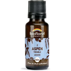 Biofloral Aspen - Remède homéopathique contre l'anxiété - 19,5 g - Publicité Biofloral Aspen - Remède homéopathique contre l'anxiété - 19,5 g - Publicité