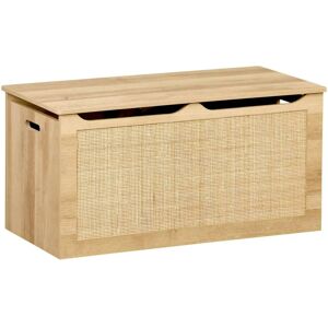 Sweeek Natural Wooden Cane Toy Chest - Toy Storage for Kids Room Sweeek Natural Wooden Cane Toy Chest - Toy Storage for Kids Room