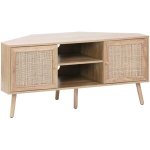 Sweeek Model 115cm Corner TV Stand - Natural Sweeek Model 115cm Corner TV Stand - Natural