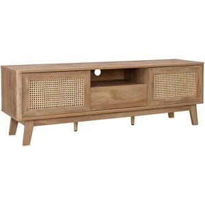Sweeek Eucalyptus Wood TV Unit - Vintage Style 150cm Sweeek Eucalyptus Wood TV Unit - Vintage Style 150cm