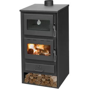 Poêle à bois Lyssia 12 kW SANNOVER avec four - Publicité Poêle à bois Lyssia 12 kW SANNOVER avec four - Publicité