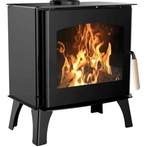 Poêle à bois Sannover Dita 11,8 kW - Compact, 52cm bois, Sortie supérieure - Publicité Poêle à bois Sannover Dita 11,8 kW - Compact, 52cm bois, Sortie supérieure - Publicité