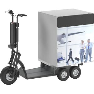 Kaiserkraft XXL PRO Scooter elétrico de transporte 5 rodas preto - Industrial Kaiserkraft XXL PRO Scooter elétrico de transporte 5 rodas preto - Industrial