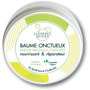 Baume Multi-usages Bio Agrumes - Visage Corps Lèvres Cheveux Clemence & Vivien - Publicité Baume Multi-usages Bio Agrumes - Visage Corps Lèvres Cheveux Clemence & Vivien - Publicité