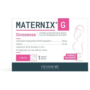 DENSMORE Maternix Capsules Grossesse - Soutient grossesse & cerveau - Publicité DENSMORE Maternix Capsules Grossesse - Soutient grossesse & cerveau - Publicité