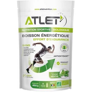 Boisson Énergétique Bio Menthe Atlet 450g - Énergie & Hydratation - Publicité Boisson Énergétique Bio Menthe Atlet 450g - Énergie & Hydratation - Publicité