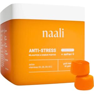 Naali Gummies Anti-Stress au Safran - Sans Sucre - 42 pièces - Publicité Naali Gummies Anti-Stress au Safran - Sans Sucre - 42 pièces - Publicité