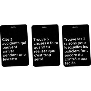 Juduku - La Fesse Cachã E - Jeu de fête - 480 Cartes - Édition Limitée Juduku - La Fesse Cachã E - Jeu de fête - 480 Cartes - Édition Limitée