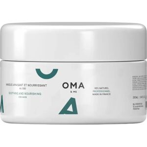Masque Apaisant et Nourrissant au CBD - 250ml OMA & ME - Publicité Masque Apaisant et Nourrissant au CBD - 250ml OMA & ME - Publicité