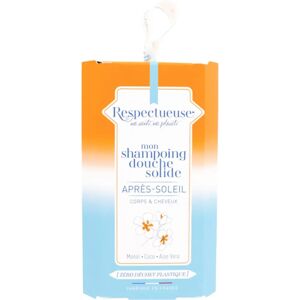 Respectueuse Shampoo Solide Après Soleil - Publicité Respectueuse Shampoo Solide Après Soleil - Publicité