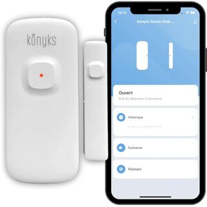 Konyks Senso Charge 2 - Capteur Wifi Porte/Fenêtre - France Konyks Senso Charge 2 - Capteur Wifi Porte/Fenêtre - France