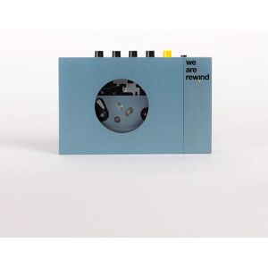 Lecteur de cassette portable We Are Rewind - Bleu - Publicité Lecteur de cassette portable We Are Rewind - Bleu - Publicité