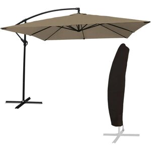 Parasol carré Happy Garden - Protection UV20+ - Publicité Parasol carré Happy Garden - Protection UV20+ - Publicité