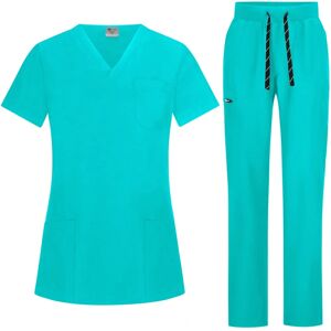 Combinaison Médicale PALLTEX Turquoise 2XL - Costume médical - Publicité Combinaison Médicale PALLTEX Turquoise 2XL - Costume médical - Publicité