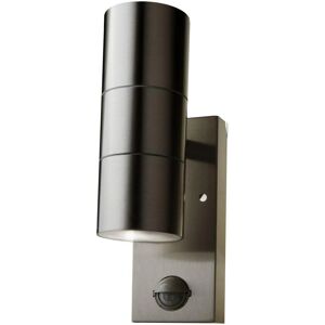 V-TAC VT-7622PIR Wall Light with Sensor - Stainless Steel - IP44 V-TAC VT-7622PIR Wall Light with Sensor - Stainless Steel - IP44