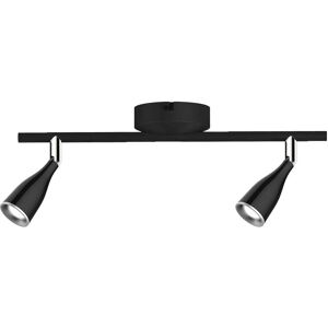 V-tac VT-810 Spot da soffitto - Nero - 2x 4.5W - 3000K - Regolabile V-tac VT-810 Spot da soffitto - Nero - 2x 4.5W - 3000K - Regolabile