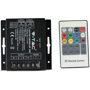 Controlador V-TAC VT-2420 - Dimmer RGB - Mando a distancia Controlador V-TAC VT-2420 - Dimmer RGB - Mando a distancia