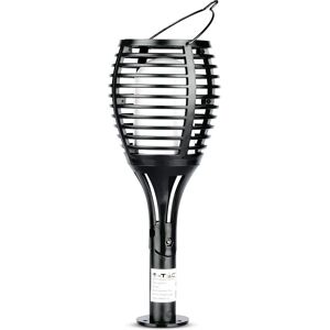 V-tac VT-719 Solar Garden Lamp - Realistic Flame Effect V-tac VT-719 Solar Garden Lamp - Realistic Flame Effect
