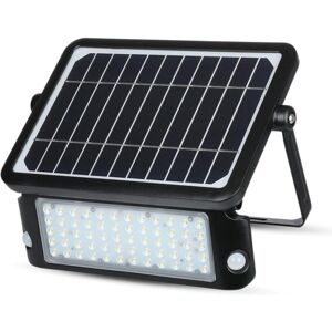 V-Tac VT-787-10 Solar LED Floodlight - 10W, Black, 4000K V-Tac VT-787-10 Solar LED Floodlight - 10W, Black, 4000K