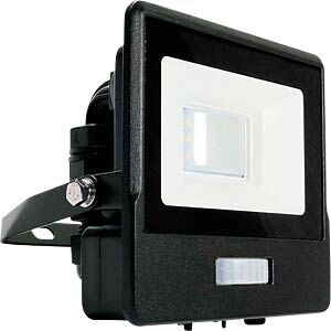 V-TAC Vt-118s LED Floodlight - 10W, Black, Motion Sensor, 735 Lumens V-TAC Vt-118s LED Floodlight - 10W, Black, Motion Sensor, 735 Lumens