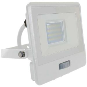 V-tac VT-128S-1 White LED Floodlight with Sensor - 20W - 1510 Lm - 4000K - 1m Cable V-tac VT-128S-1 White LED Floodlight with Sensor - 20W - 1510 Lm - 4000K - 1m Cable