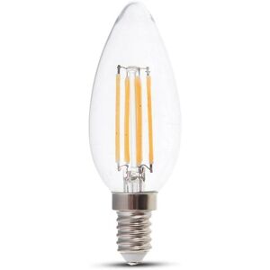 V-TAC VT-1986 LED-Kerzenlamp - Warmwit - Vorm kaars - IP20 - 4W - 3000K - E14 V-TAC VT-1986 LED-Kerzenlamp - Warmwit - Vorm kaars - IP20 - 4W - 3000K - E14