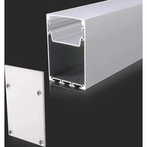 V-TAC Weißes Aluminium-LED-Profil - Deckenmontage 2m - IP20 V-TAC Weißes Aluminium-LED-Profil - Deckenmontage 2m - IP20