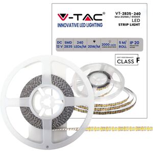 V-Tac VT-2835 Taśma LED - 240 LED/m, 20W/m, 5m, 6400K, IP20 V-Tac VT-2835 Taśma LED - 240 LED/m, 20W/m, 5m, 6400K, IP20