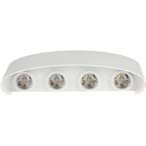V-TAC VT-848 Lampada da muro - Doppio LED COB 7W Alluminio Sabbia V-TAC VT-848 Lampada da muro - Doppio LED COB 7W Alluminio Sabbia