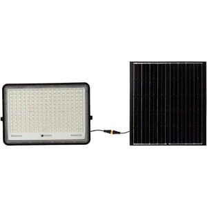 V-TAC VT-240W Faro led negro con pannello solare 30W e telecomando led Proiettore con batteria sostituibile 6400K 3m Cavo - 7829 V-TAC VT-240W Faro led negro con pannello solare 30W e telecomando led Proiettore con batteria sostituibile 6400K 3m Cavo - 7829
