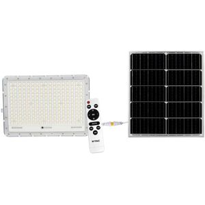 V-TAC VT-240W Solar-LED-Flutlicht - Weiß - Modell 7848 V-TAC VT-240W Solar-LED-Flutlicht - Weiß - Modell 7848