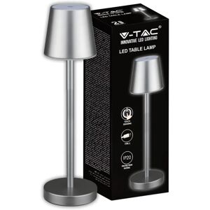V-Tac VT-7703 Lampe de bureau rechargeable grise - Éclairage de table V-Tac VT-7703 Lampe de bureau rechargeable grise - Éclairage de table