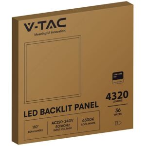 V-TAC LED Panel 36W 600x600mm - Cool White - 120lm/W - Samsung V-TAC LED Panel 36W 600x600mm - Cool White - 120lm/W - Samsung
