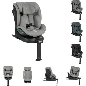 Asiento de Auto Infantil Kikkaboo i-Twist i-Size - Pierna de Apoyo Isofix - Gris Claro Asiento de Auto Infantil Kikkaboo i-Twist i-Size - Pierna de Apoyo Isofix - Gris Claro
