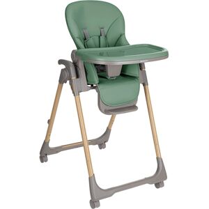 Silla alta infantil Kikkaboo Olive con ruedas oliva y freno - Silla de comer plegable y ajustable en altura Silla alta infantil Kikkaboo Olive con ruedas oliva y freno - Silla de comer plegable y ajustable en altura