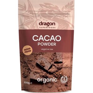 Økologisk kakaopulver Dragon Superfoods - Bønne - 200g Økologisk kakaopulver Dragon Superfoods - Bønne - 200g