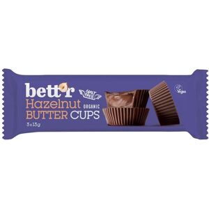 Bettr Nut Butter Cups - Hasselnøtt - 39g - Nøttesmør Bettr Nut Butter Cups - Hasselnøtt - 39g - Nøttesmør