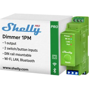 Shelly Pro Dimmer 1PM - Bluetooth, Wi-Fi, 200W - Dimmer - Shelly Shelly Pro Dimmer 1PM - Bluetooth, Wi-Fi, 200W - Dimmer - Shelly