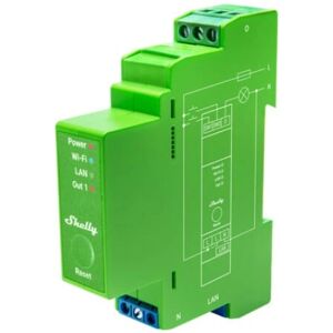 Shelly Pro Dimmer 1PM - Bluetooth, Wi-Fi, 200W - Dimmer - Shelly Shelly Pro Dimmer 1PM - Bluetooth, Wi-Fi, 200W - Dimmer - Shelly