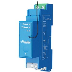 Shelly Qubino Wave Pro 1 - Electrical Relay - Blue Shelly Qubino Wave Pro 1 - Electrical Relay - Blue