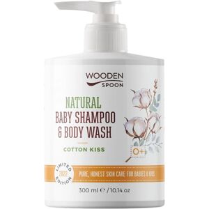 WoodenSpoon Natural Cotton Kiss 2v1 - Šampon a Sprchový Gel pro Děti WoodenSpoon Natural Cotton Kiss 2v1 - Šampon a Sprchový Gel pro Děti