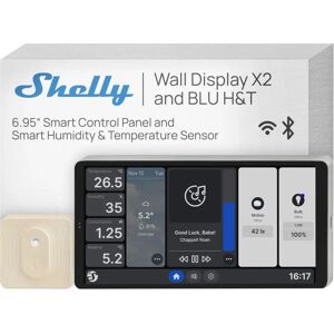 Shelly Wall Display X2 - Control Centralizado 6,95" Pantalla Táctil, Sensores Shelly Wall Display X2 - Control Centralizado 6,95" Pantalla Táctil, Sensores