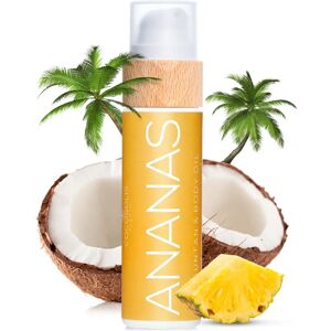 Cocosolis ANANAS nourishing sunscreen oil - Pineapple & Vanilla - No SPF - 110 ml Cocosolis ANANAS nourishing sunscreen oil - Pineapple & Vanilla - No SPF - 110 ml