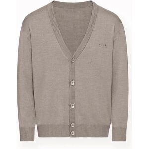 MARCO DONATI Gr. 46 Beiger Unifarben Wolle Strickjacke - Cardigan MARCO DONATI Gr. 46 Beiger Unifarben Wolle Strickjacke - Cardigan