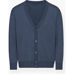 MARCO DONATI Gr. 50 Blauer Wollcardigan - Unisex Kleidung MARCO DONATI Gr. 50 Blauer Wollcardigan - Unisex Kleidung