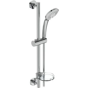 Ideal Standard B9415AA 60cm Chrome Shower Set with 3-Function Hand Shower Ideal Standard B9415AA 60cm Chrome Shower Set with 3-Function Hand Shower